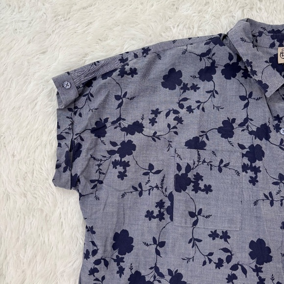 COMO VINTAGE SHORT SLEEVE WOMENS BUTTON DOWN SIZE 3X - Picture 2 of 5